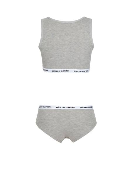 Gri Melanj İç Giyim Takım - 50304055010