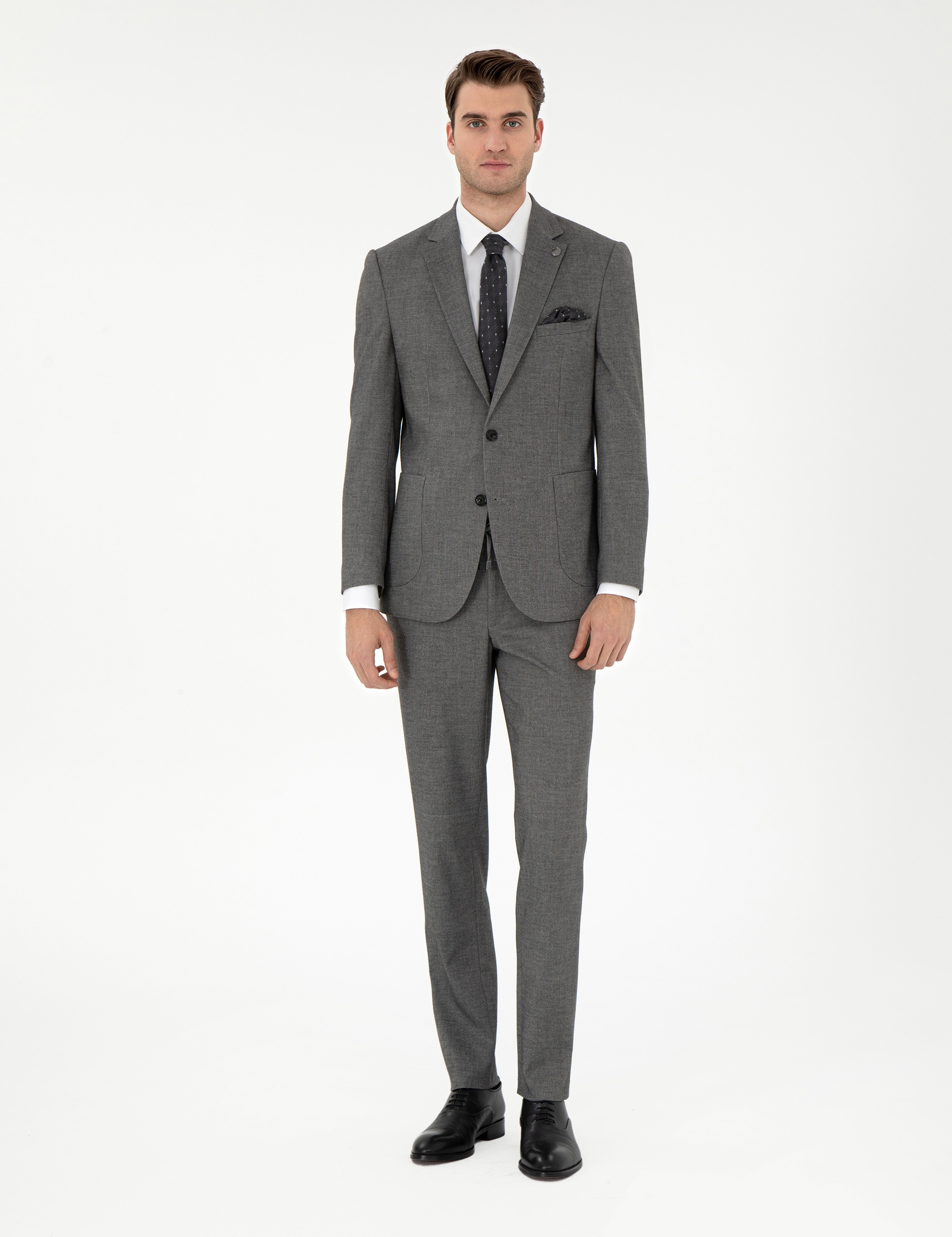 Füme Extra Slim Fit Takım Elbise