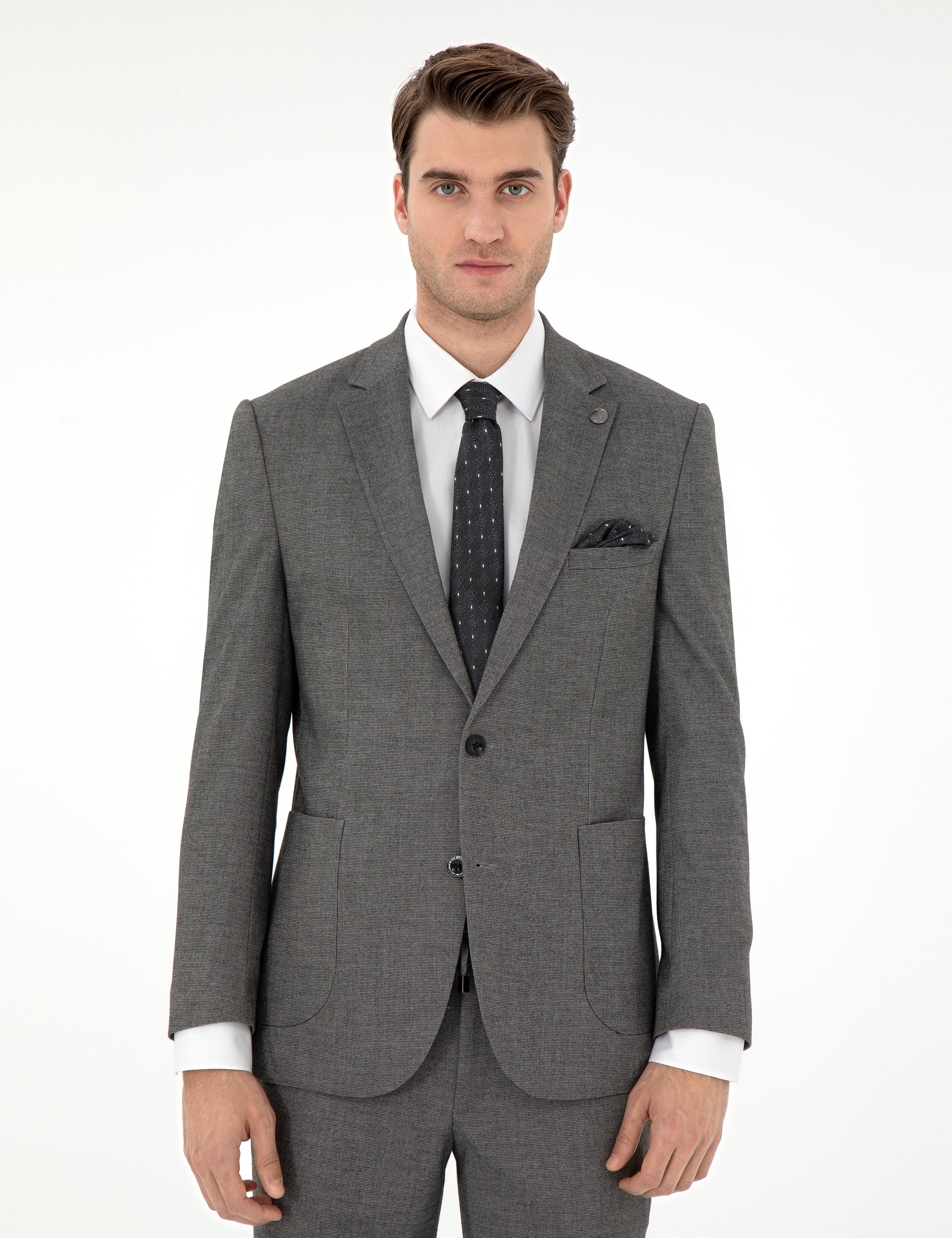 Füme Extra Slim Fit Takım Elbise - Image 3