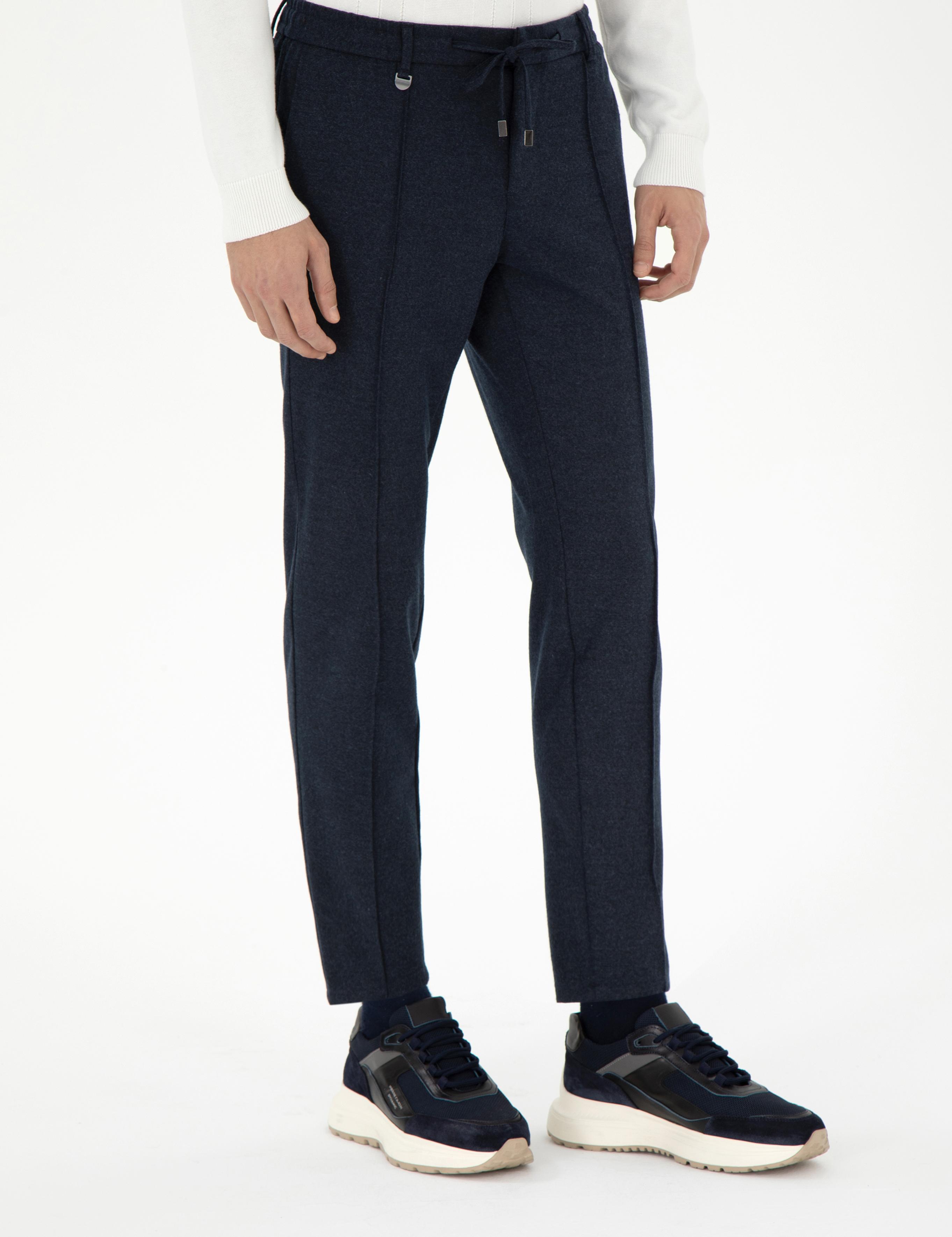 Lacivert Kumaş Pantolon