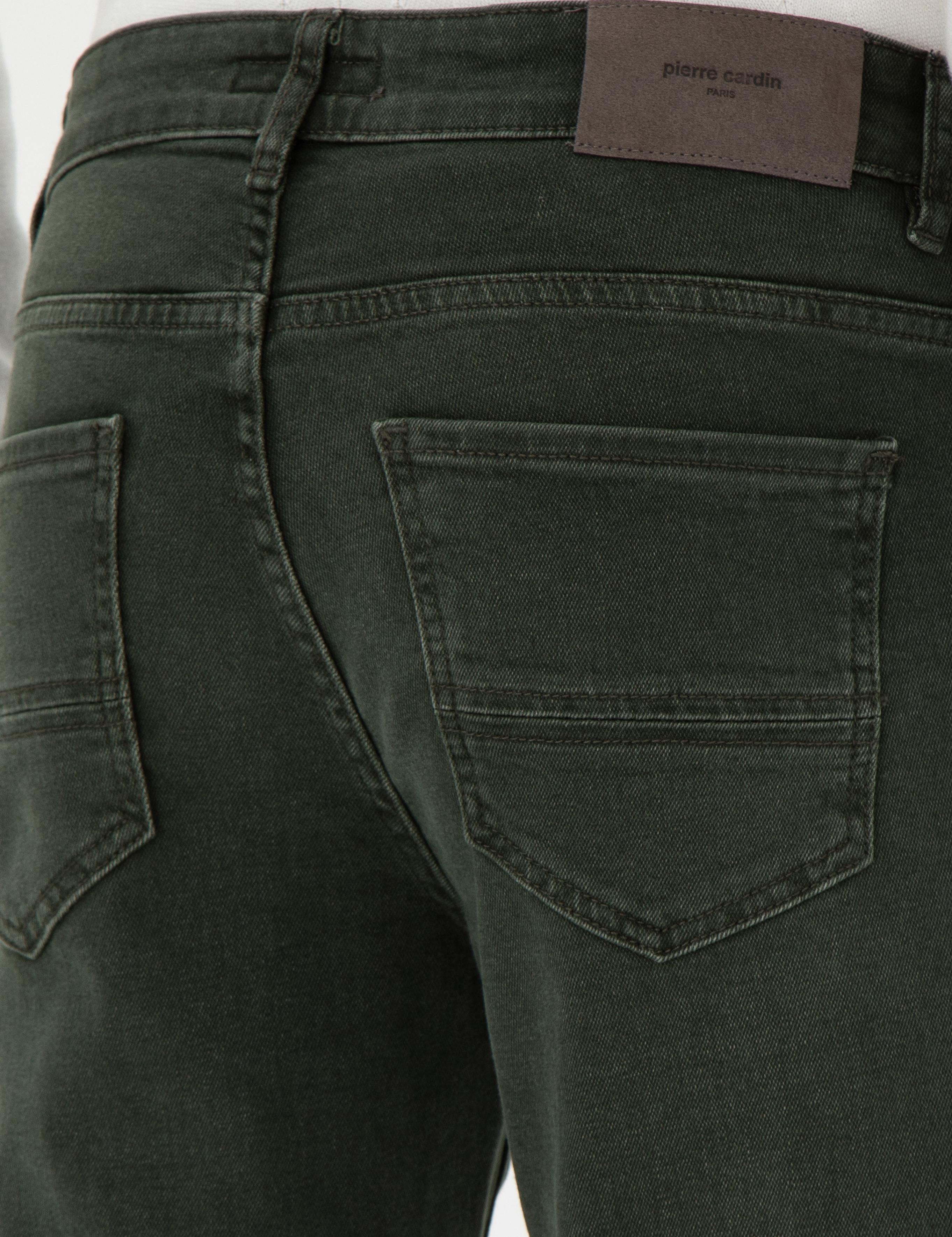 Yeşil Slim Fit Jean Pantolon