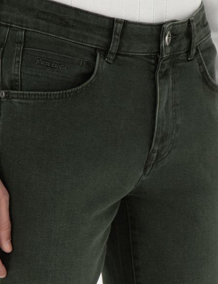Yeşil Slim Fit Jean Pantolon - 50295846011