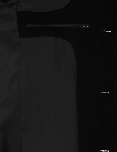 Siyah Slim Fit Palto - 50293353008