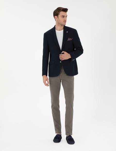 Lacivert Slim Fit Ceket - 50303389020