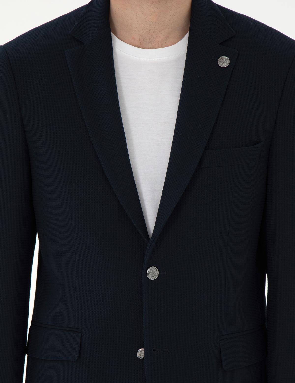 Lacivert Slim Fit Ceket - 50303389020