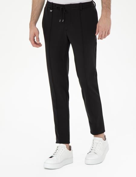 Siyah Kumaş Pantolon - 50300718012