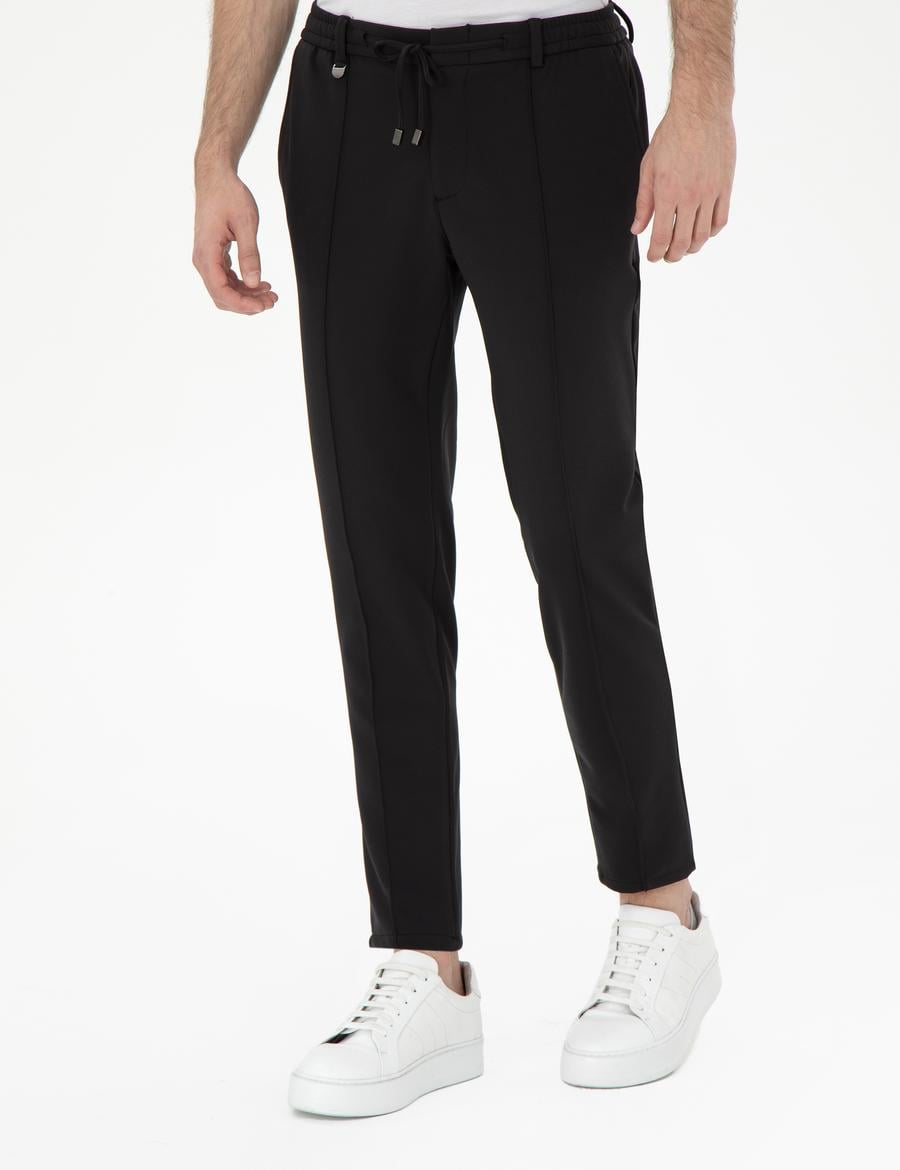 Siyah Kumaş Pantolon