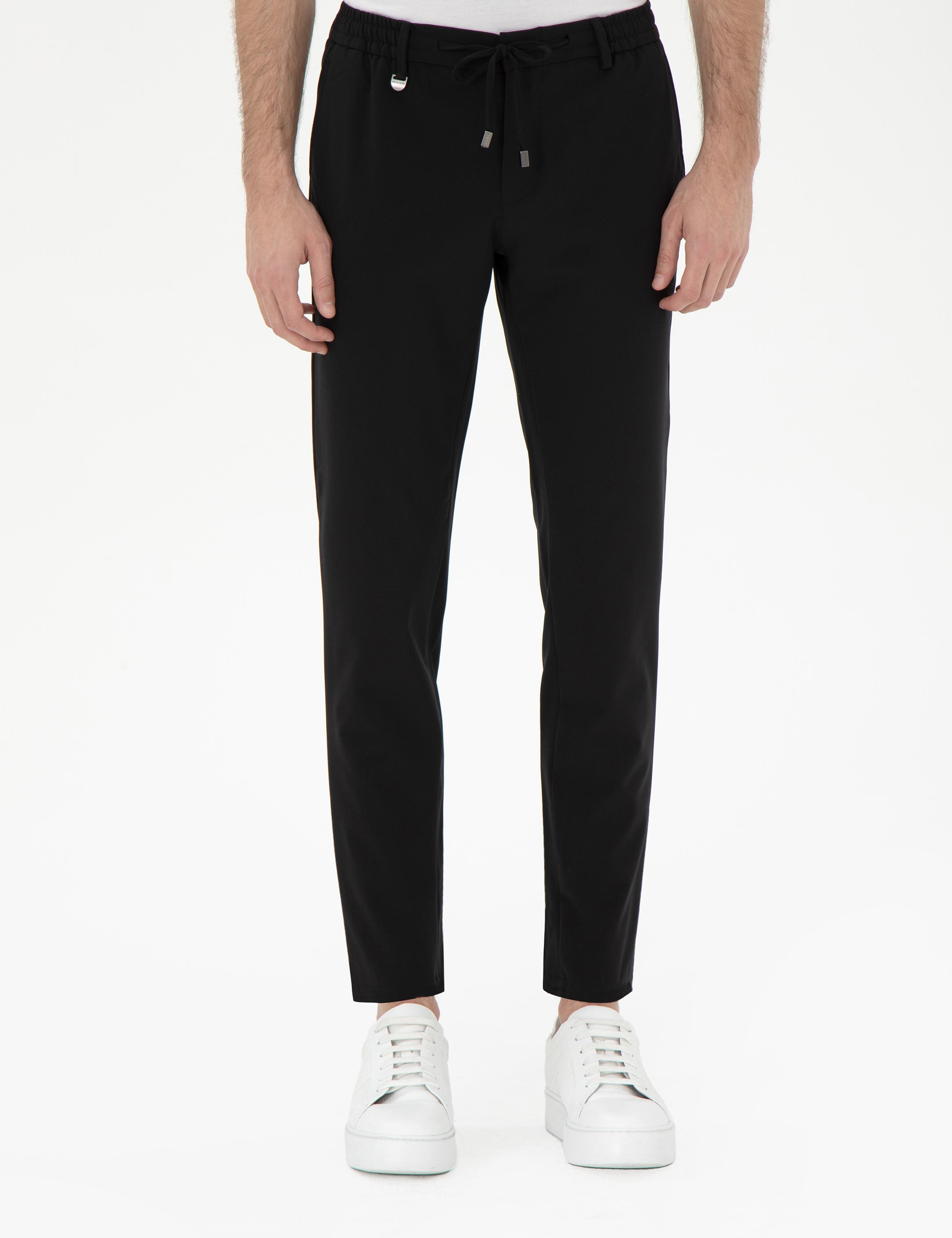 Siyah Klasik Jogger Pantolon