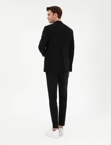 Siyah Klasik Jogger Pantolon