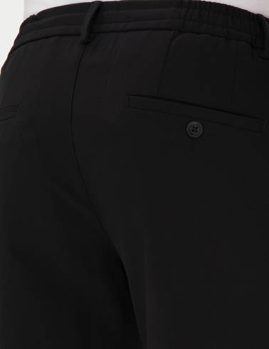 Siyah Klasik Jogger Pantolon
