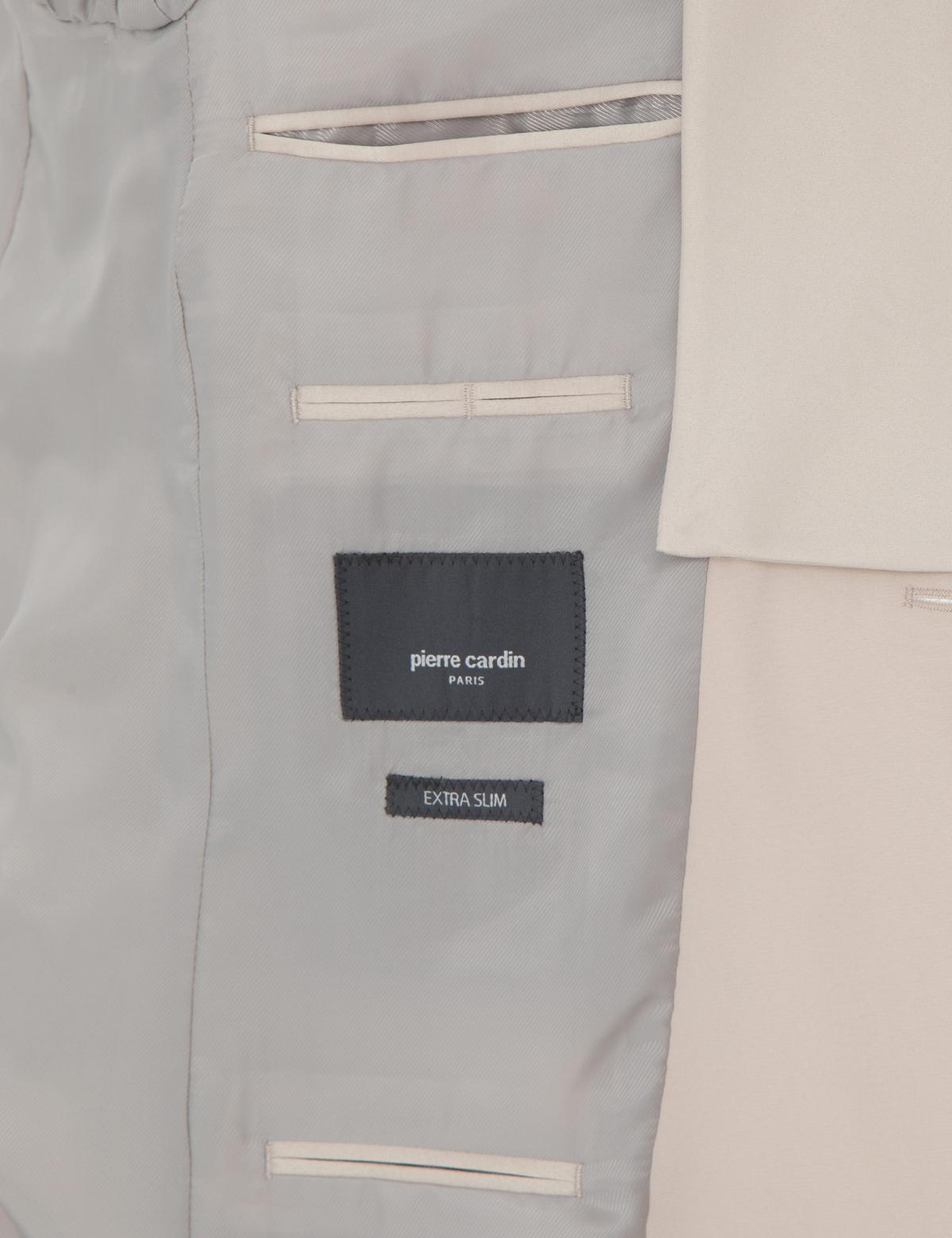 Bej Ex. Slim Fit Yelekli Smokin - 50306221083