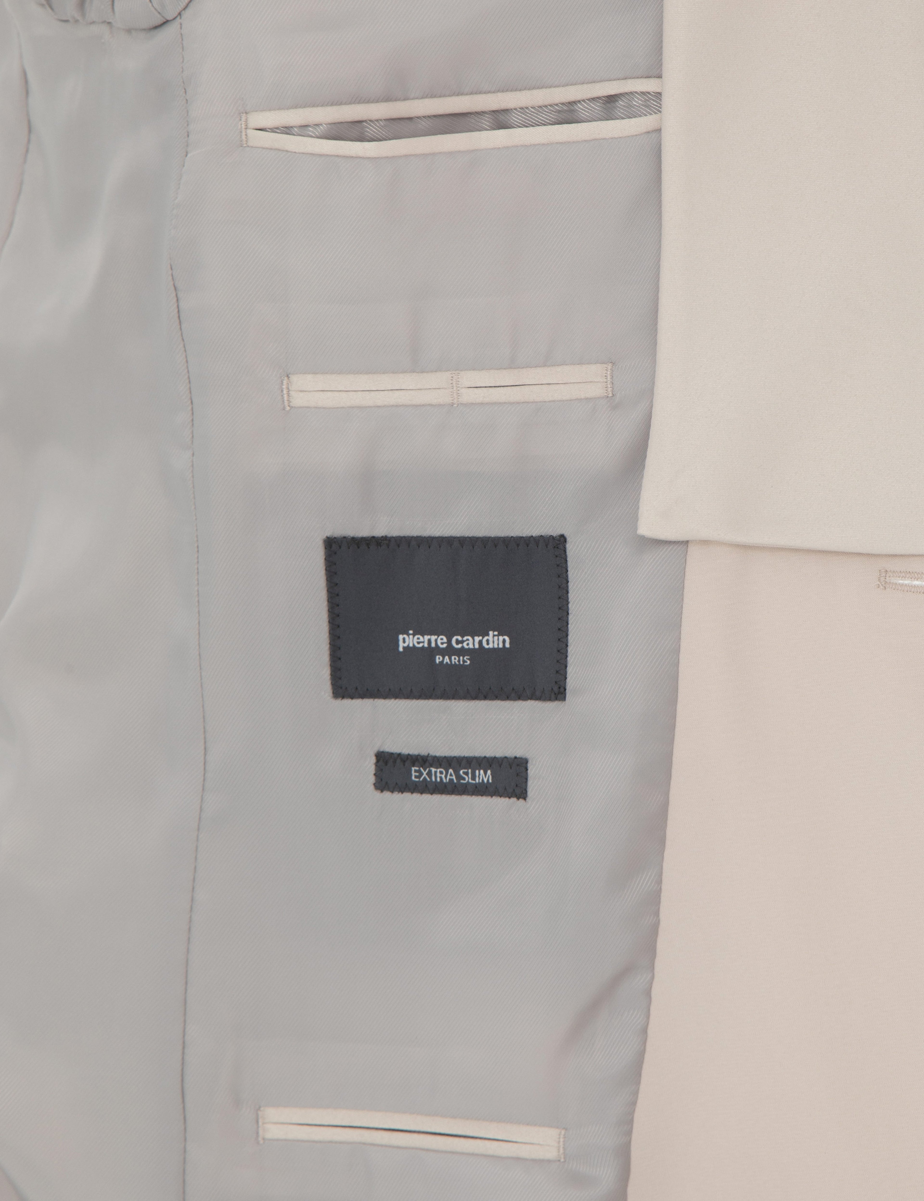 Bej Ex. Slim Fit Yelekli Smokin