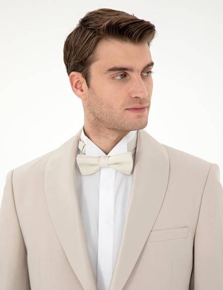 Bej Ex. Slim Fit Yelekli Smokin - 50306221083