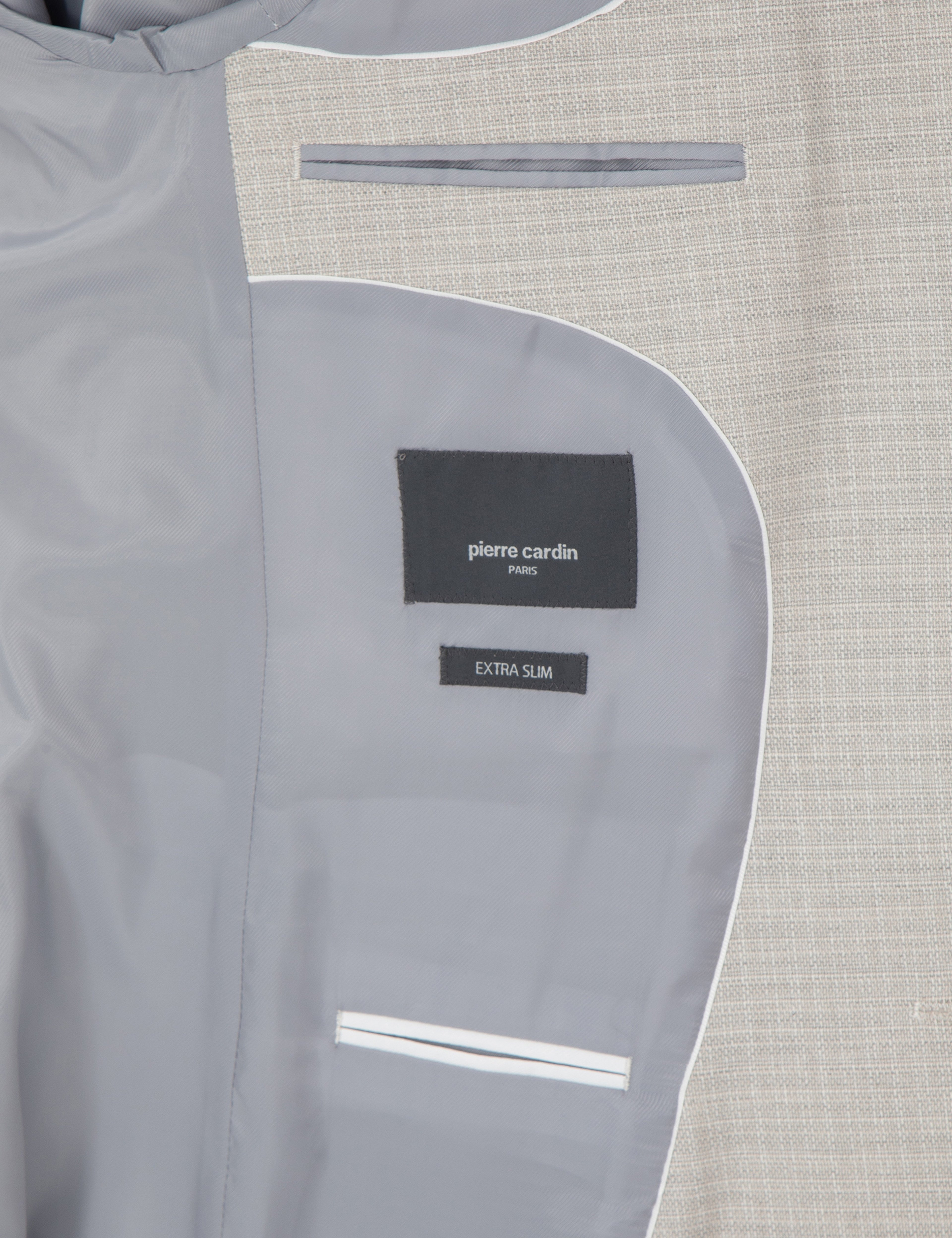 Bej Extra Slim Fit Yelekli Takım Elbise - Image 6
