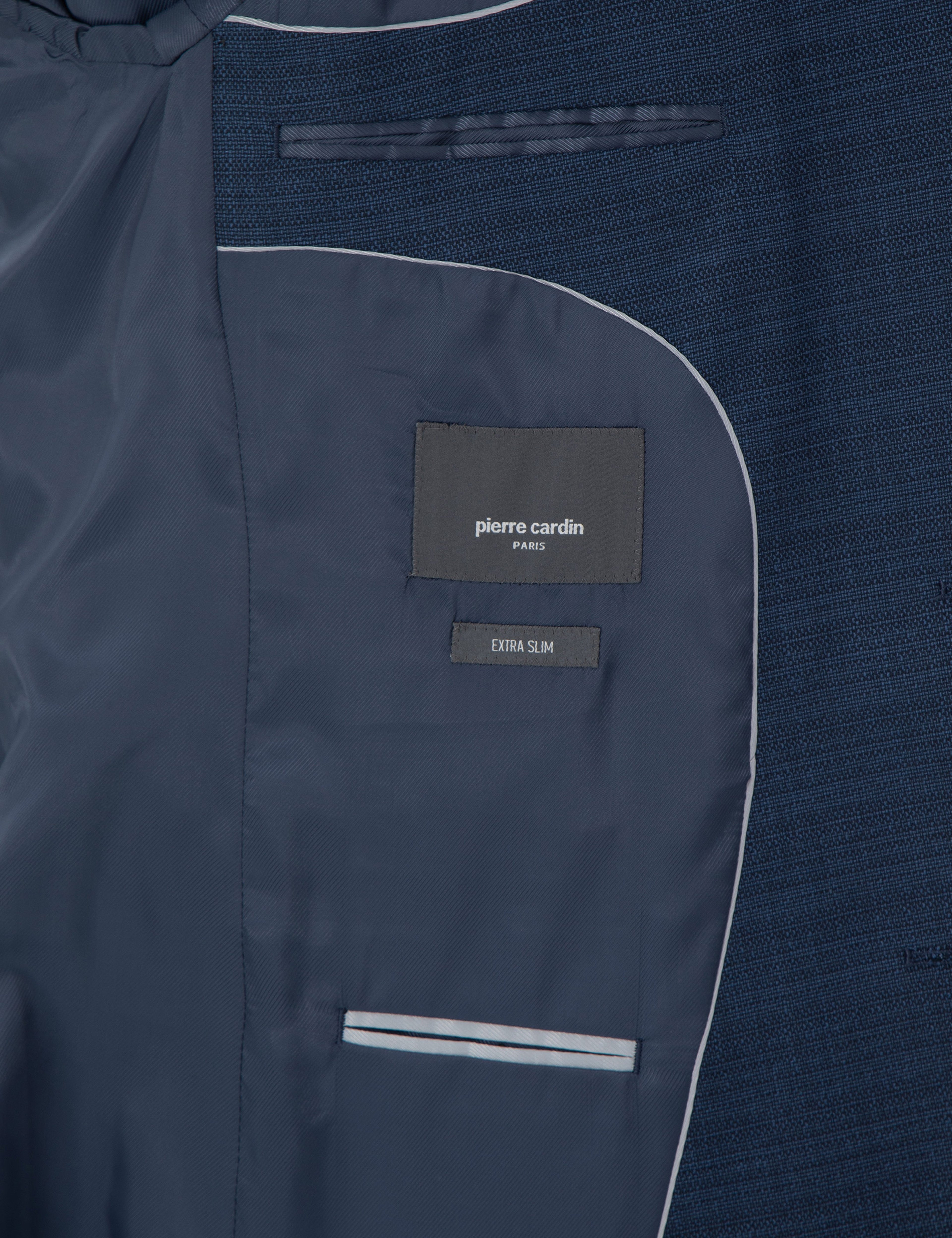 Lacivert Extra Slim Fit Yelekli Takım Elbise