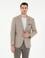 Açık Kahverengi Ex. Slim Fit Keten Karışımlı Ceket