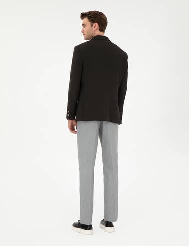 Gri Slim Fit Kumaş Pantolon