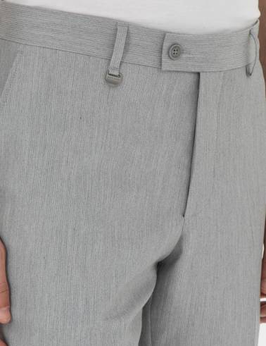 Gri Slim Fit Kumaş Pantolon