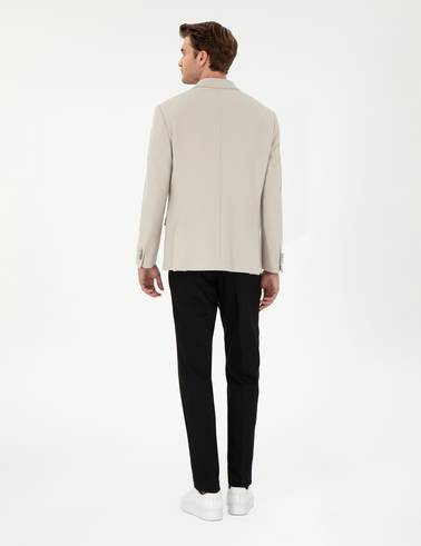 Siyah Slim Fit Kumaş Pantolon