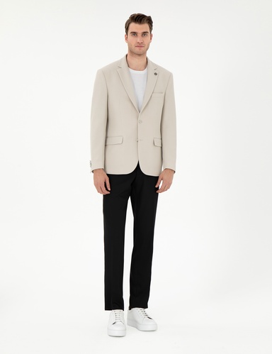 Siyah Slim Fit Kumaş Pantolon