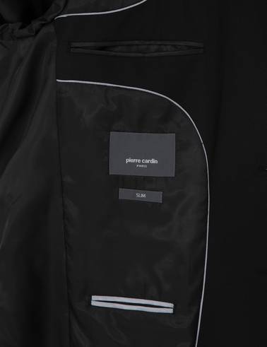 Siyah Slim Fit Takım Elbise