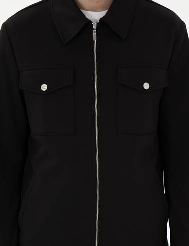 Siyah Regular Fit Ceket