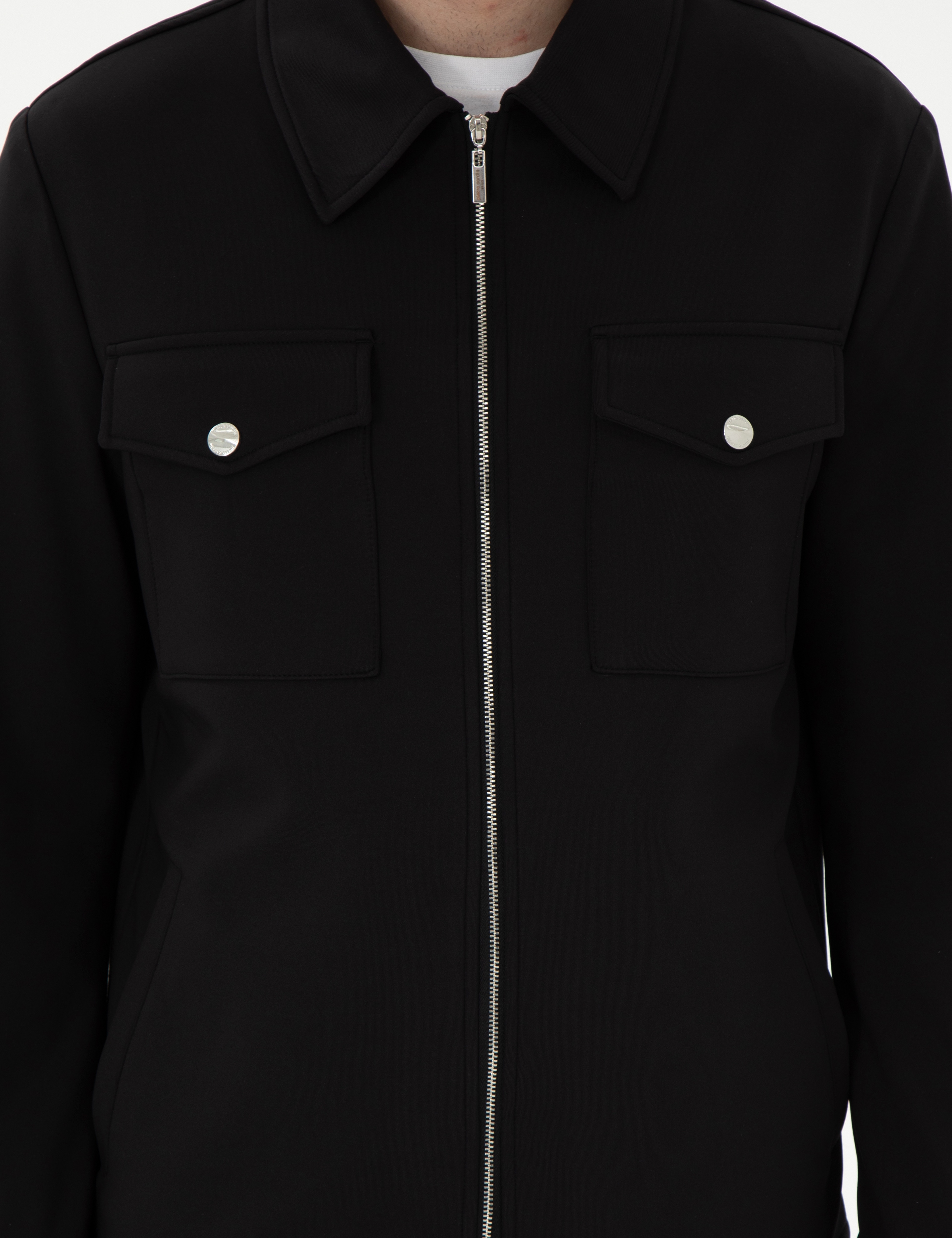 Siyah Regular Fit Ceket - Image 7