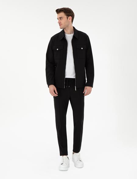 Siyah Regular Fit Ceket - 50306400011