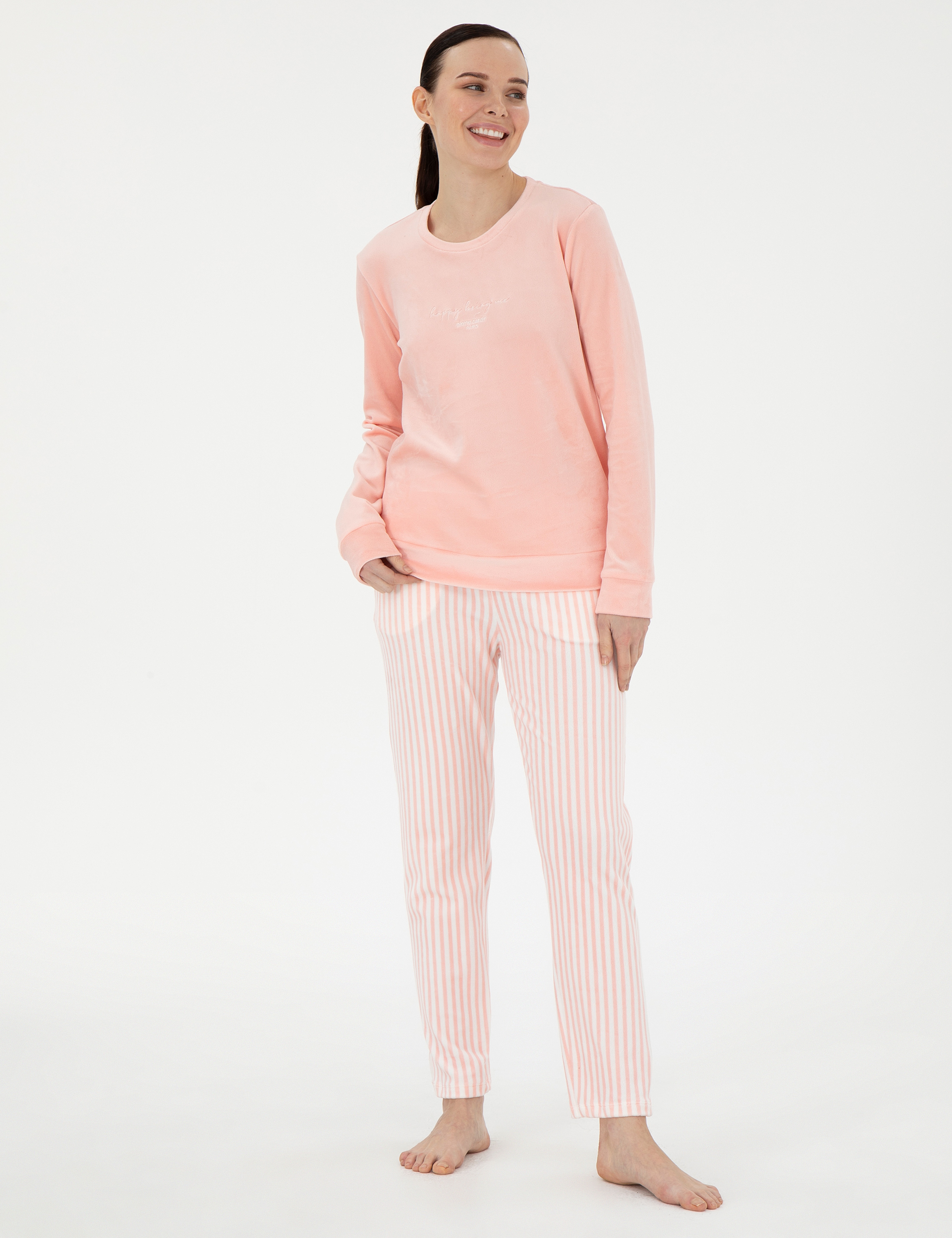 Toz Pembe Pijama Takımı - Image 4