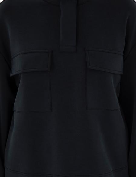 Siyah Comfort Fit Sweatshirt - 50290939003