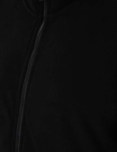 Siyah Comfort Fit Polar Hırka