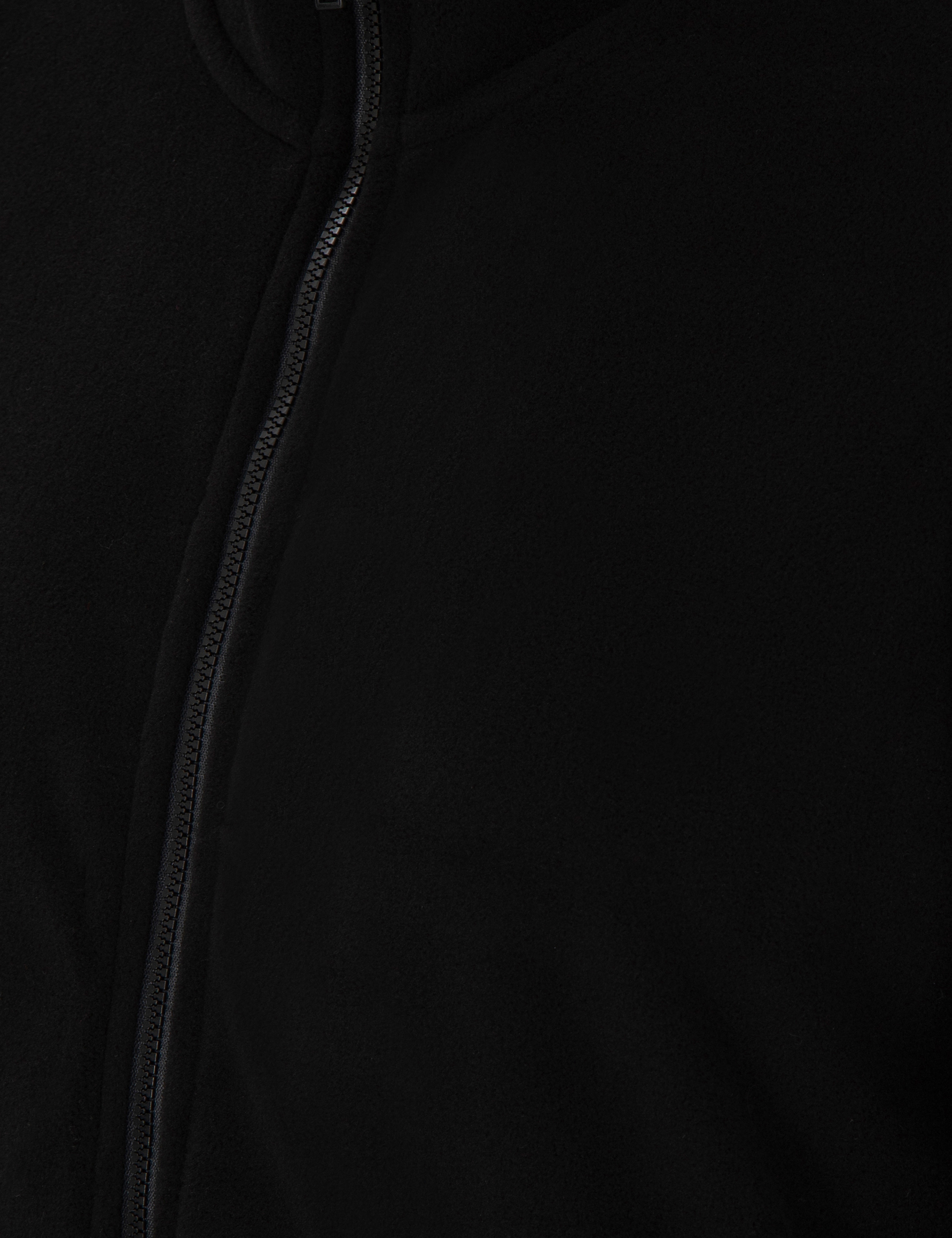 Siyah Comfort Fit Polar Hırka - Image 7