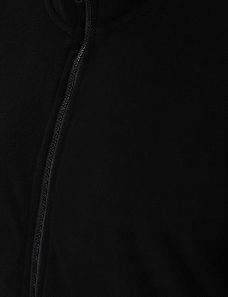 Siyah Comfort Fit Polar Hırka - 50300871003