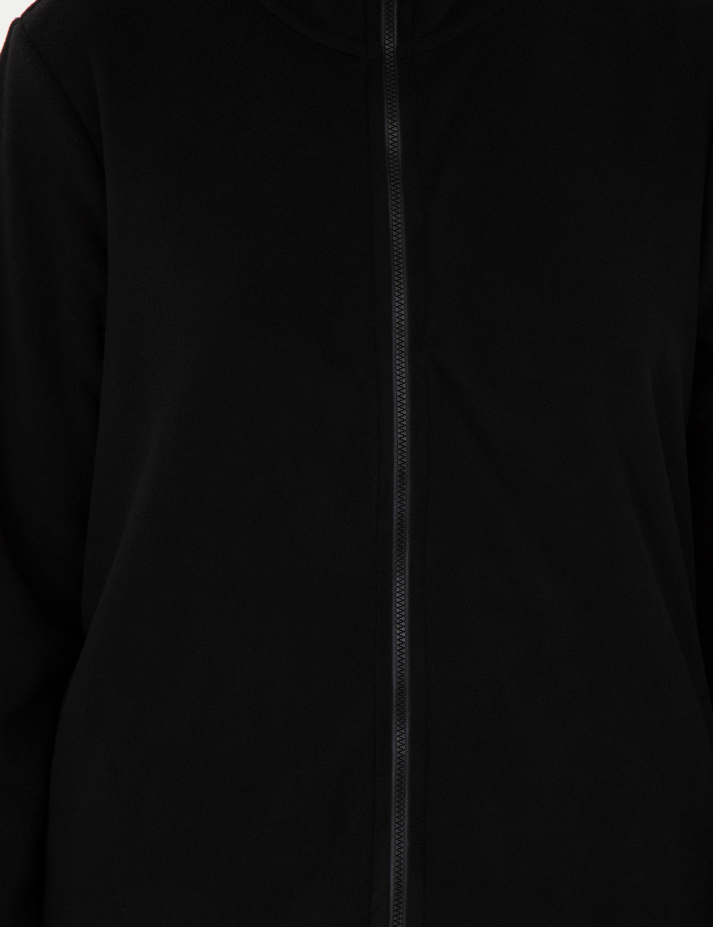 Siyah Comfort Fit Polar Hırka