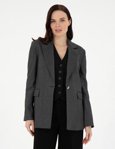 Antrasit Slim Fit Ceket - 50294093002