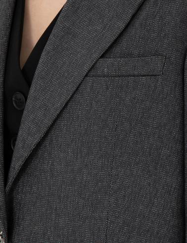 Antrasit Slim Fit Ceket