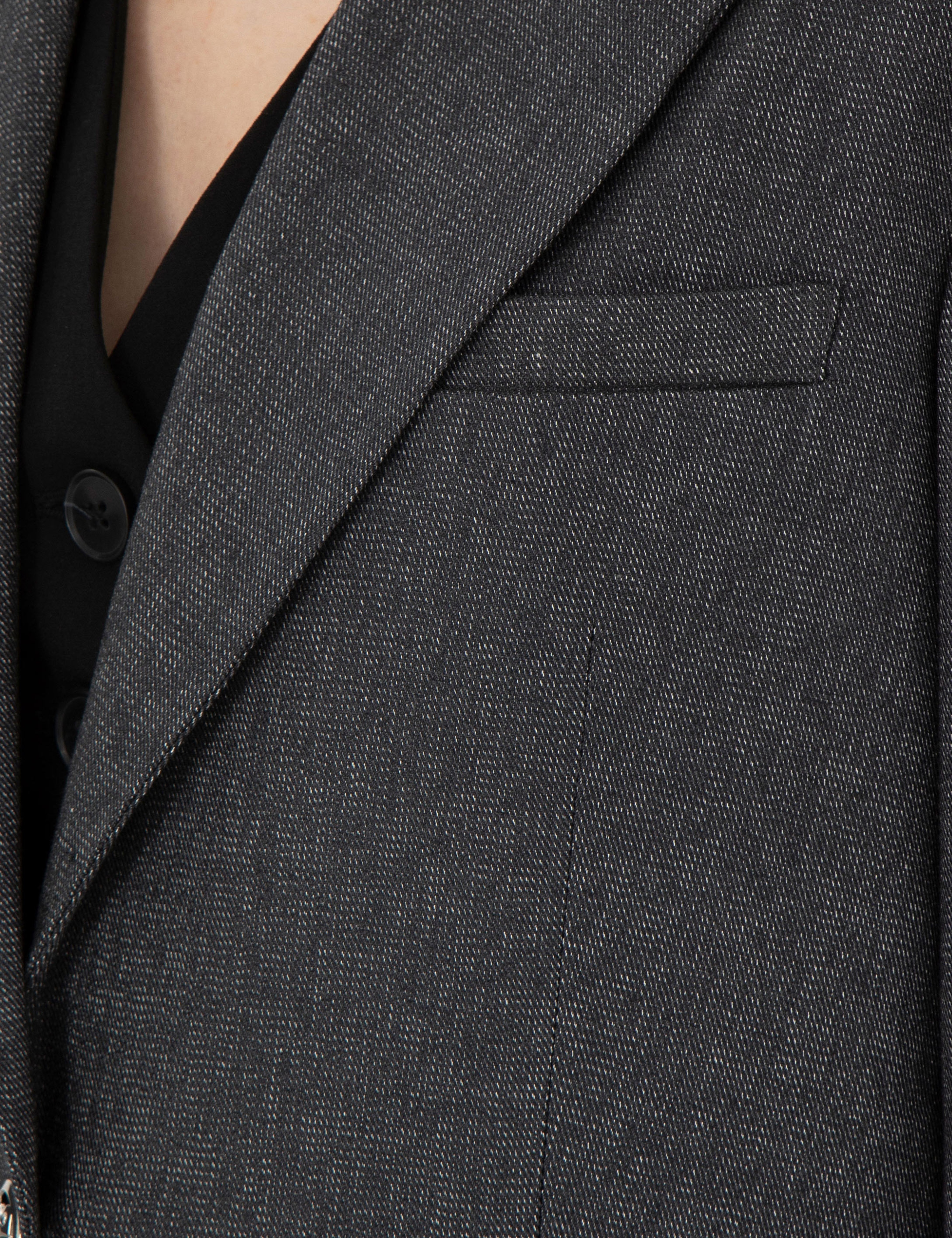 Antrasit Slim Fit Ceket - Image 7