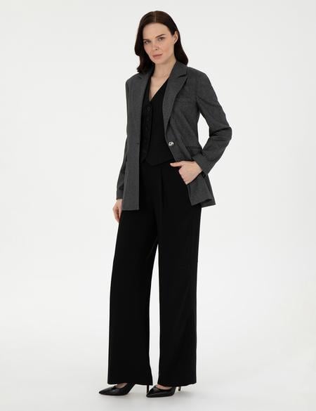 Antrasit Slim Fit Ceket - 50294093002