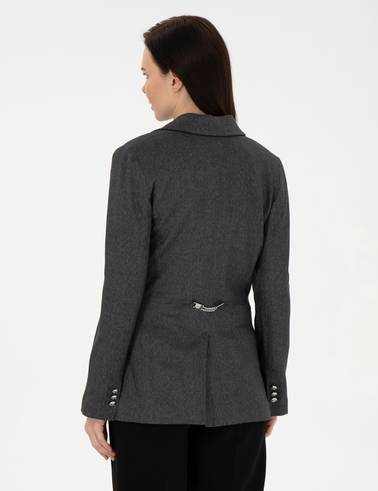 Antrasit Slim Fit Ceket