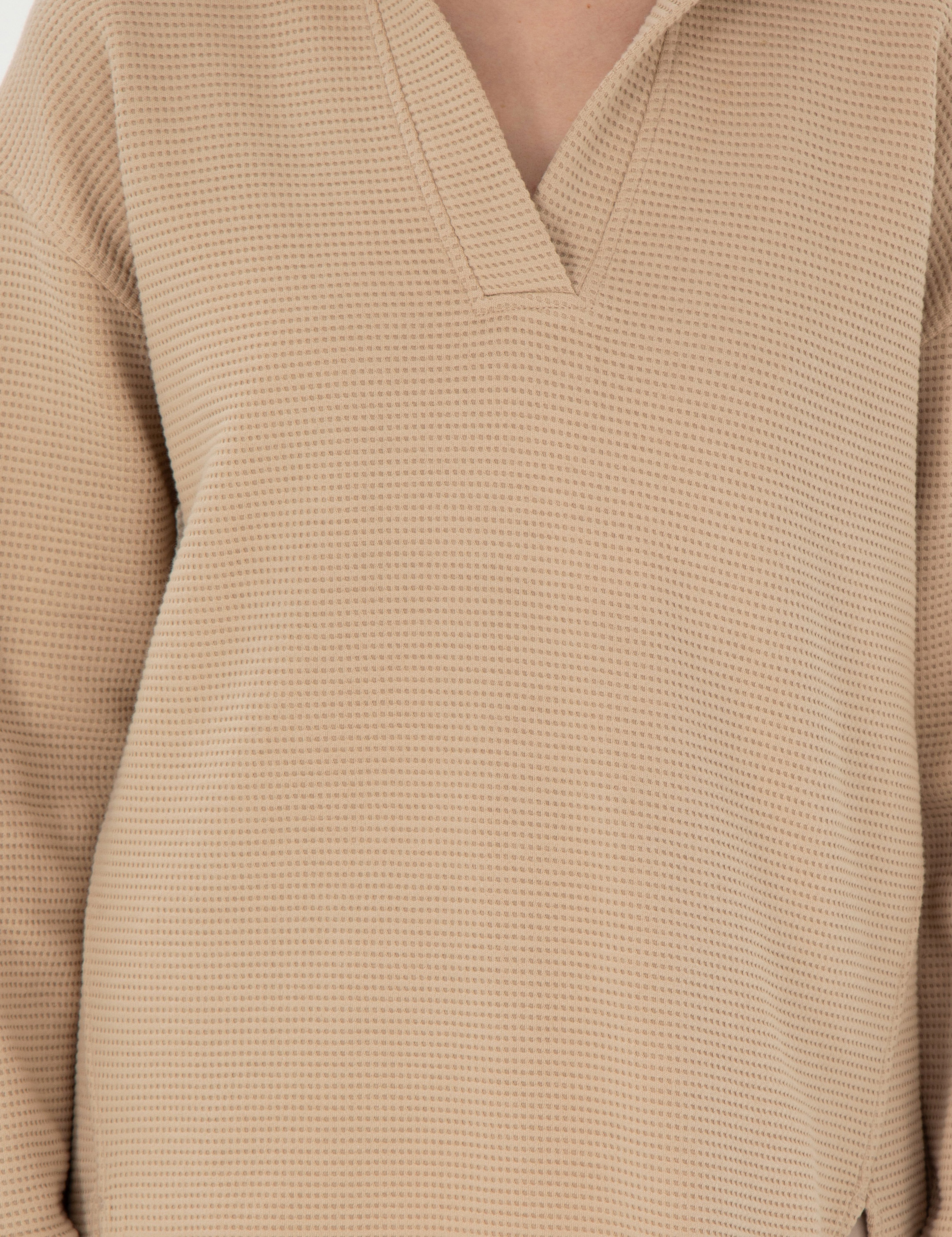 Bej Oversize Sweatshirt - Image 6