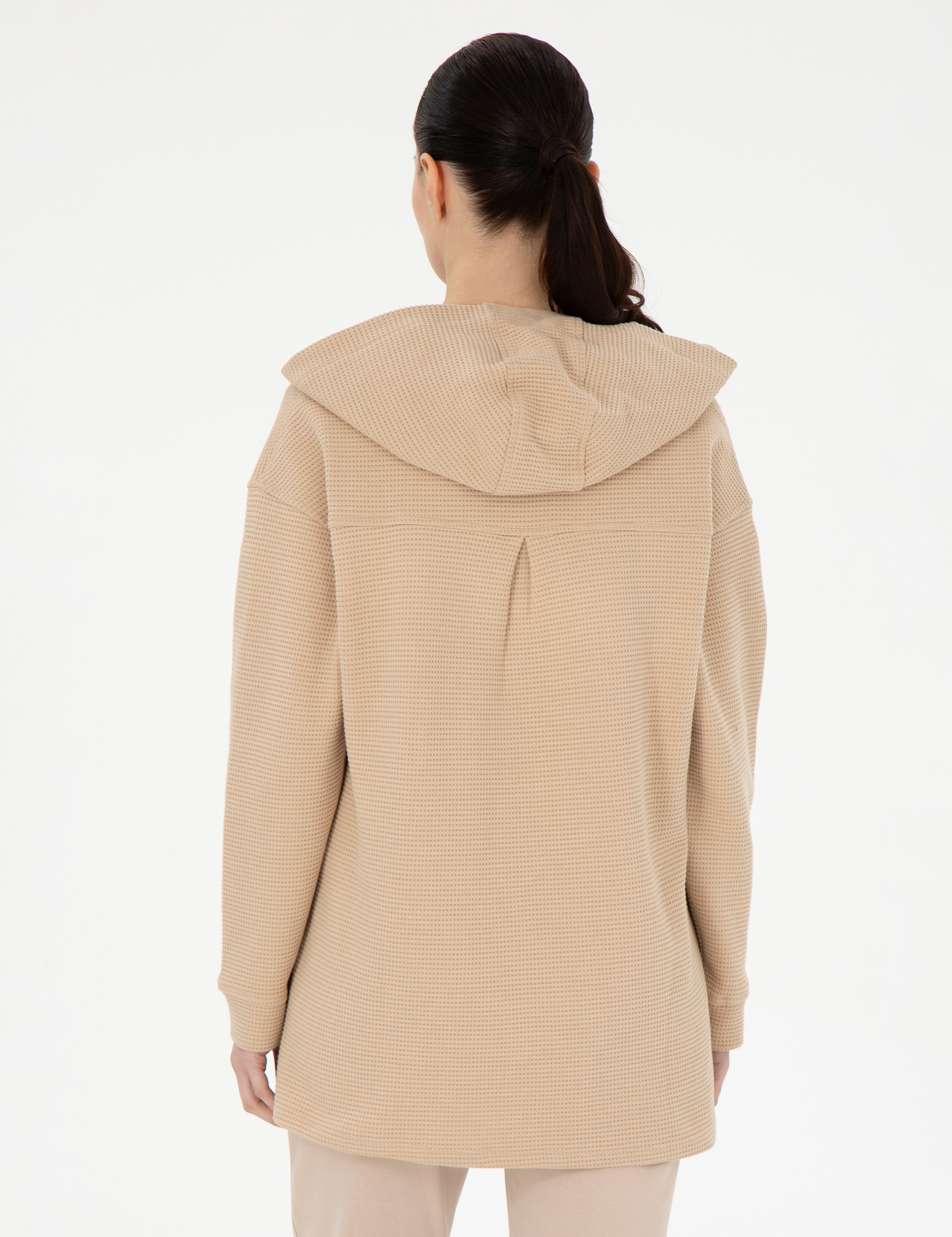 Bej Oversize Sweatshirt - Image 5