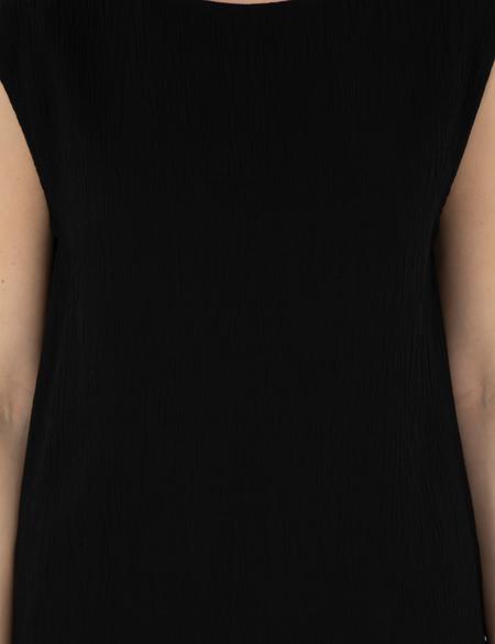 Siyah Regular Fit Bluz - 50301168002