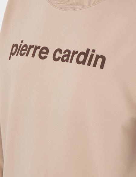 Bej Oversize Sweatshirt - 50308055005