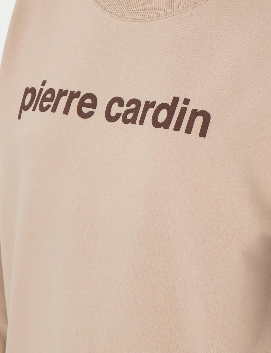 Bej Oversize Sweatshirt