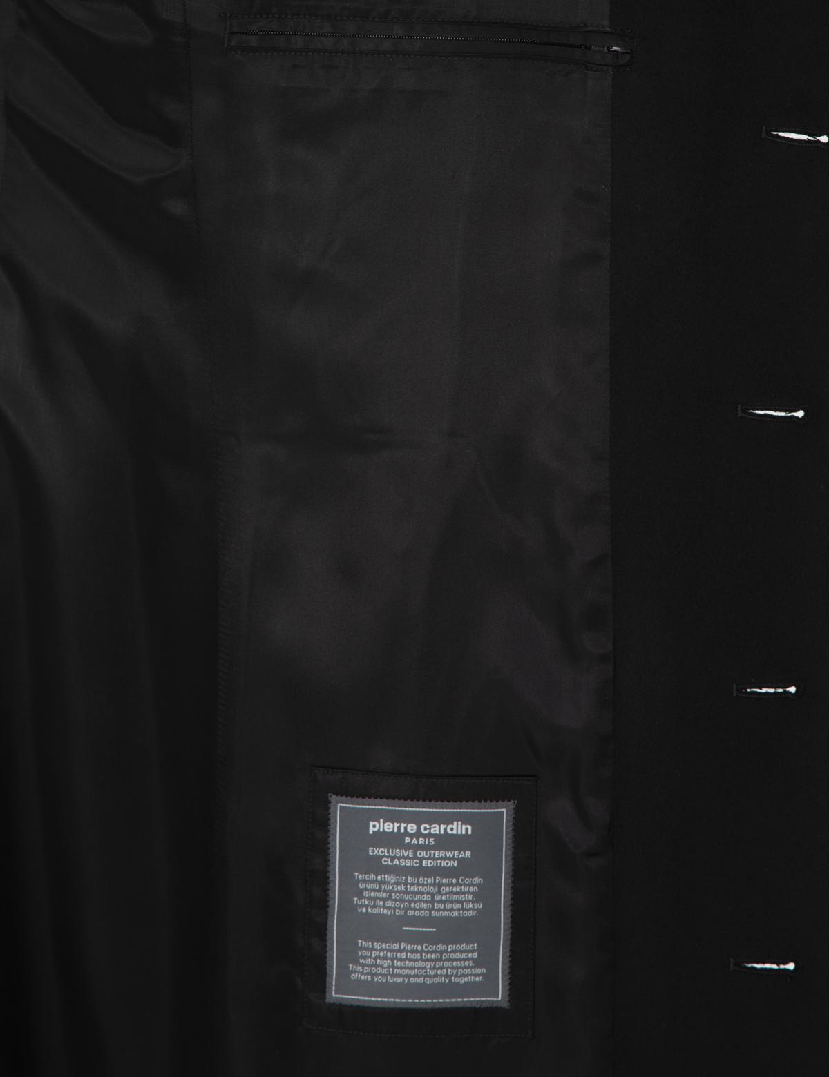 Siyah Slim Fit Palto - 50298208005