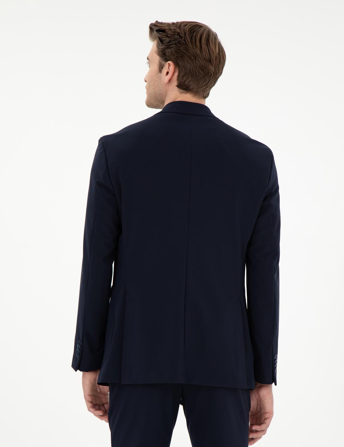 Lacivert Slim Fit Ceket - 50306057056