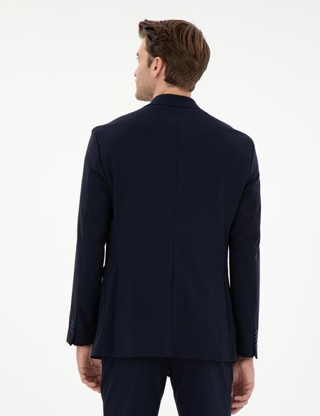 Lacivert Slim Fit Ceket - 50306057056