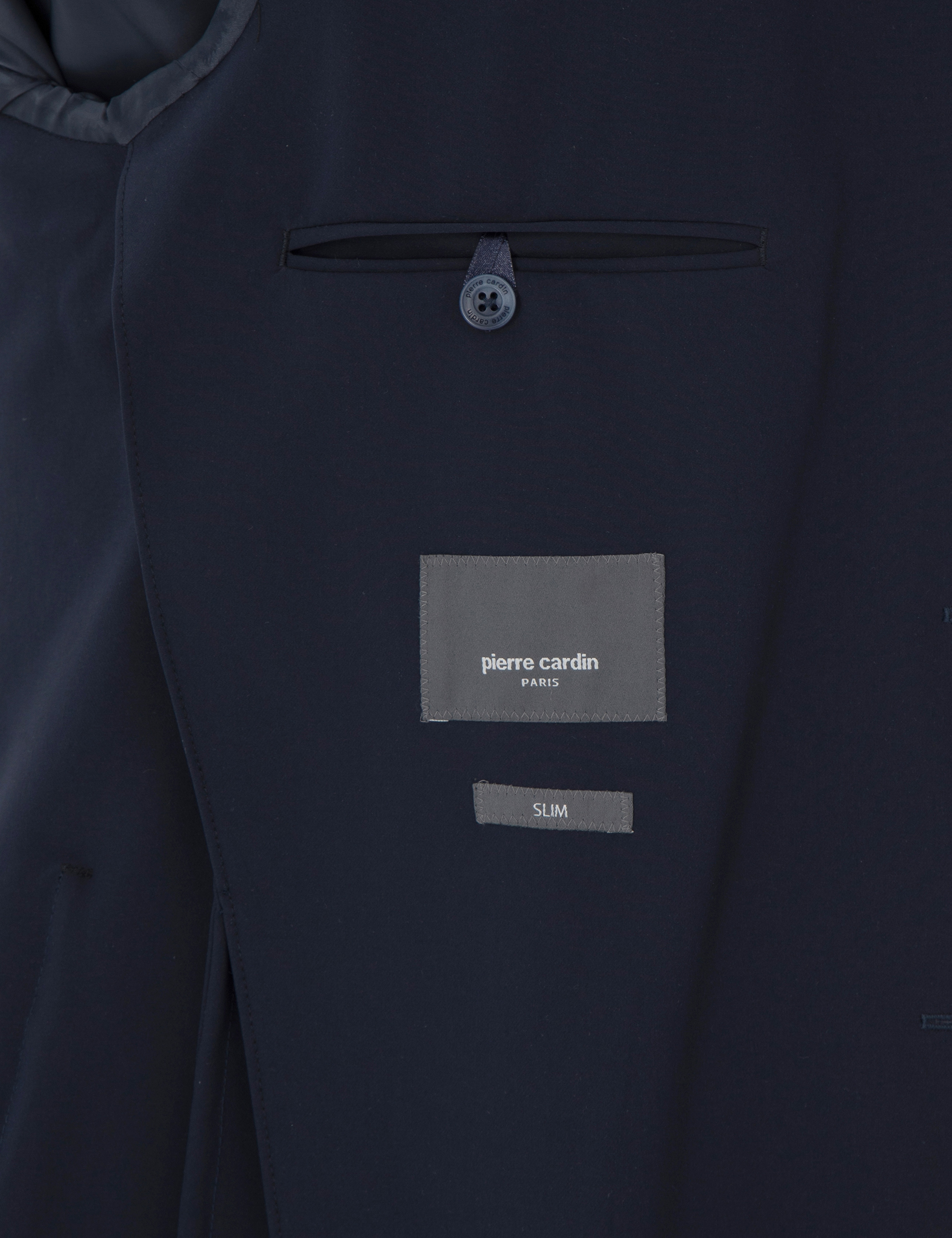 Lacivert Slim Fit Ceket - Image 6