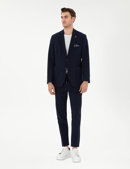 Lacivert Slim Fit Ceket - 50306057056