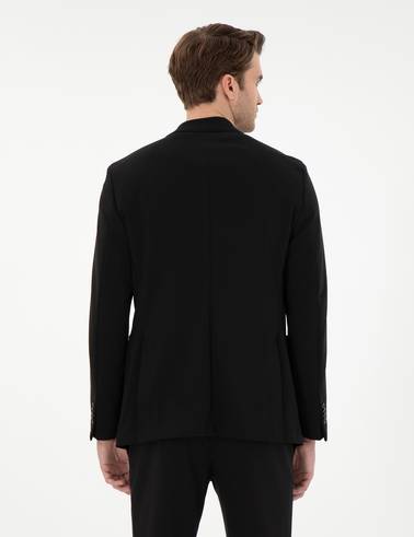Siyah Slim Fit Ceket